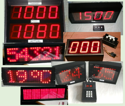 Numeric Displays and Counters
